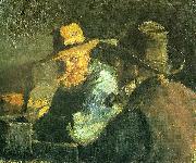 Michael Ancher fiskerne soren thy og thomas svendsen Sweden oil painting artist